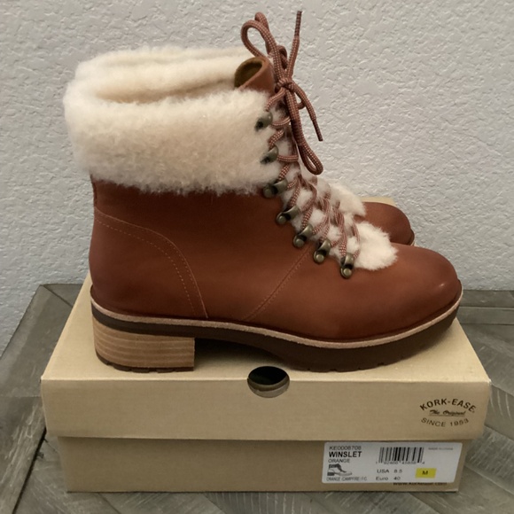 Kork-Ease® Winslet Genuine Shearling Trim Bootie (Women) 8.5M - Picture 7 of 12